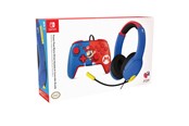 Gaming Zubehör - PDP Power Pose Mario Wired Headset & Controller Bundle - Wired Controller - Nintendo Switch - 0708056070298