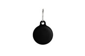 Handys - Anderes Zubehör - ONSALA Airtag Holder Silicone Black with Keyring - 664062