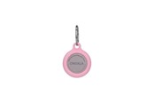 Handys - Anderes Zubehör - ONSALA Airtag Holder Silicone Pink with Keyring - 664064