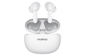 Kopfhörer/Headsets - Niceboy HIVE Pins 3 ANC - White - hive-pins-anc-3-w