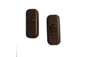 Schaltereinheiten - Proove Pass-through switch brown 2 pcs - GU0263