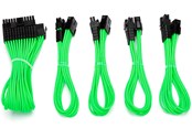 Stromkabel (Intern) - DUTZO Sleeved Power Extention Cable Kit (v2) - Grün - DSC-PCEV230CMGRN