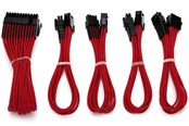 DUTZO Sleeved Power Extention Cable Kit (v2) - Rot