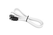 SATA Kabel - DUTZO SATA-kabel - Weiß - 1 m - Gerade & 90° Verbinder - DC-SATA9010WHT