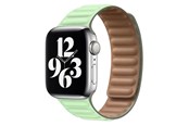 Smartwatch - Accessories - Lippa Apple Watch Magnetic Leather Strap 38/40/41 - Turquoise / Brown - LPAW062