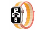 Smartwatch - Accessories - Lippa Apple Watch nylon strap 42/44/45/49 - White/Yellow - LPAW049