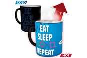 Merchandise - ABYstyle - PLAYSTATION - Heat Change - Eat Sleep Repeat - Becher - MGH0071