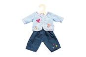 Dolls & Accessories - Heless Jacket with Jeans Blue/pink 28-35 cm - Assorted - 1504