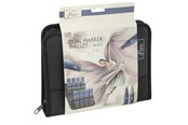 Kunst & Handwerk Ausstattung - Nassau TWIN MARKERS 24 pcs in pencil case - AR0148/GE