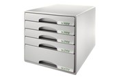 Archivierung und Aufbewahrung - Leitz Plus Schubladenbox Grau - 52110085