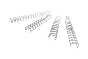 Druckerzubehör - Tinte & Toner - GBC  WireBind Drahtbinderücken Silber - RE810897