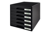 Archivierung und Aufbewahrung - Leitz Plus Schubladenbox Schwarz - 52120095