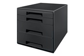 Archivierung und Aufbewahrung - Leitz Recycle CUBE Schubladenbox, Schwarz - 53720095