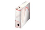 Archivierung und Aufbewahrung - Esselte - box file - for A4 - capacity: 800 sheets - white - 128003