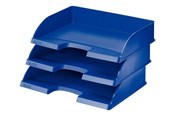 Archivierung und Aufbewahrung - Leitz Plus Briefkorb, Querformat Blau - 52180035