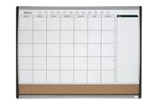 Konferenz und Präsentation - Nobo Quartet combo board: whiteboard bulletin board - 585 x 430 mm - 1903813