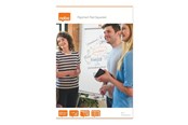 Konferenz und Präsentation - Nobo - flip chart pad - 650 x 1000 mm - 50 sheets (pack of 2) - 7700140