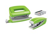 Schreibtischzubehör - Leitz  NeXXt WOW Set Mini-Heftgerät und -Locher Grün - 55612054