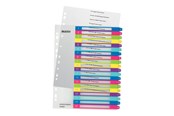 Archivierung und Aufbewahrung - Leitz WOW - divider - 20 parts - for A4 Maxi - tabbed - multicolour - 12450000