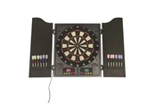 Brettspiele - Nordic Games Dartskive elektronisk i dartskab med dartpile NORD - 809-073