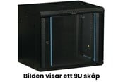 Rack-Gehäuse - TOTEN 19? wall cabinet 6U 600 × 450 glass door black - WS64066001