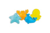 Spiele im Freien - Androni Sand mold set Underwater world 4 pieces. - 3609-FISH