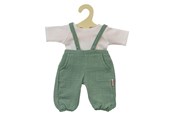 Dolls & Accessories - Heless Dolls Dungarees Green 35-45 cm - 2416