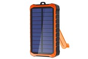 Powerbank (Akku) - 4smarts Prepper solar power bank - Li-pol - 10.5 Watt Powerbank (Akku) - Orange - 12000 mAh - 456633