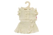 Dolls & Accessories - Heless Dolls Wrap Skirt Ecru with Ruffles 35-45 cm - 2422