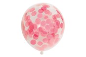 Spielzeug - Globos Confetti Balloons Paper Confetti Baby Pink 30cm 6pcs - 1128001