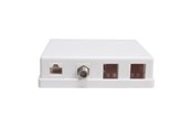 Andere Kabel - Triax Outlet box Keystone CAT6 UTP CAT6 UTP 4 ports - 157081
