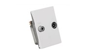 Antennenkabel - Triax Wall Outlet 2-way TD 241E White - 302587