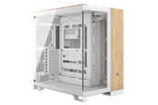 Gehäuse - Corsair 6500X - White/Bamboo Wood - Gehäuse - Miditower - Weiß - CC-9011284-WW