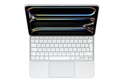 Tastaturen - Apple Magic Keyboard for iPad Pro 13‑inch (M4) - German - White - Tastatur & Folio-Set - Deutsch - Weiss - MWR43D/A