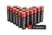 Batterien und Akkus - Verbatim battery - 20 x AA / LR06 - Alkaline - 49877