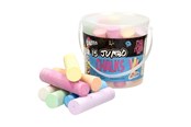 Spiele im Freien - Creative Craft Group Jumbo Sidewalk Chalk in Bucket 15 pcs. - 610001
