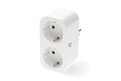 Smart-Home - Nedis SmartLife Smart Plug WiFi Power meter 3680W Type F (CEE 7/7) White - WIFIP141FWT