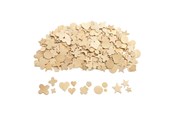 Kunst & Handwerk Ausstattung - Colorations - Wooden Shapes in 5 Designs 350pcs. - WSHAPE
