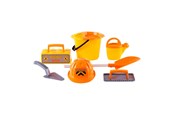Spiele im Freien - Cavallino Toys Cavallino Bucket with Masonry Set 7 pcs. - 1367CN01