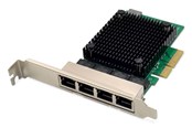 Netzwerkadapter (Netzkarte, Druckserver, u.s.w.) - DIGITUS DN-10136 4-Port 2.5 Gigabit Ethernet network card RJ45 PCI Express Realtek chipset - DN-10136