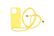 Handys - Cover & Cases - Mobile Origin Lanyard Case - yellow - iPhone 15 Pro - LYC-S-YLW-15PRO
