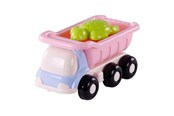 Spiele im Freien - Cavallino Toys Cavallino Beach Dump Truck with 4 Sand Molds Pink - 9147SF01