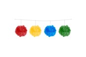 Spielzeug - Folat BV Colored Pompom Garland - 22853
