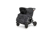Kinderwagen & Baggies - Babytrold Regenschutz Zwillingskinderwagen schwarz - 21-17