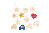 Kunst & Handwerk Ausstattung - Colorations - Decorate your own Wooden Photo Frame Set of 12 - HANGPICS
