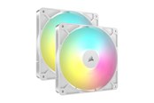 Gehäuselüfter - Corsair RS140 ARGB - dual pack - Gehäuselüfter - 140mm - Weiß mit RGB-Beleuchtung - 36 dBA - CO-9050187-WW