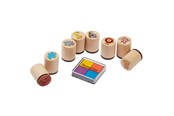 Kreativ-Spiele - Goki Wooden Stamp Set - Wild Animals - 15499