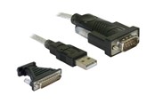 Netzwerkadapter (Netzkarte, Druckserver, u.s.w.) - DeLOCK - serial adapter - USB - RS-232 - 61308