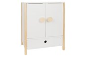 Dolls & Accessories - Small Foot - Wooden Dolls Wardrobe Little Button with Hangers 3dlg. - 11812