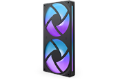 Gehäuselüfter - NZXT F240 RGB CORE UNIBODY - 240mm - Gehäuselüfter - 120mm - Schwarz - 30 dBA - RF-U24HF-B1